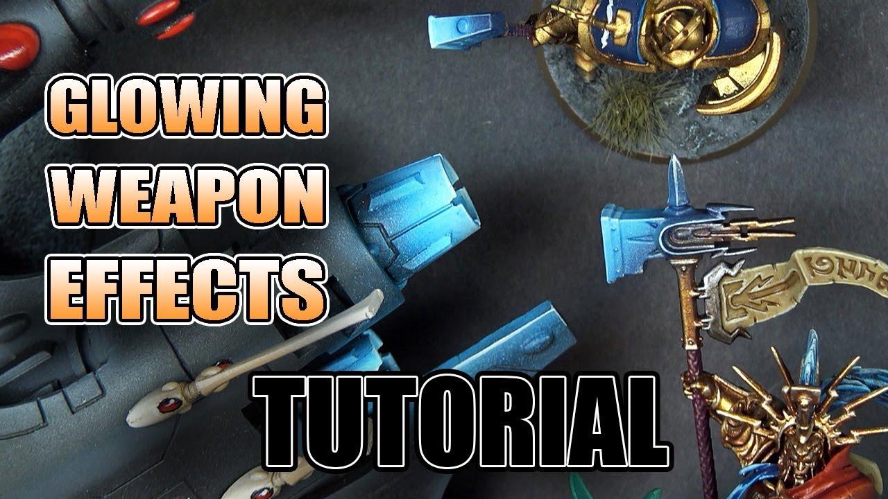 'Video thumbnail for Airbrushing Beginners Guide To Painting Weapon Glow'