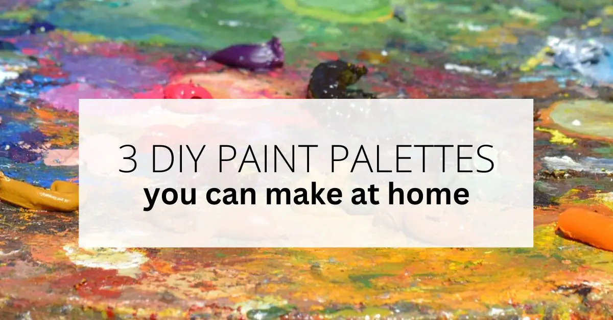 3 DIY Acrylic Paint Palettes for Artists Tutorial, Keep Acrylics Wet  Longer