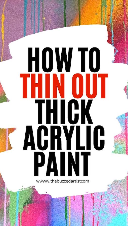 How to Thicken Up Acrylic Paint to Make Gorgeous Texture