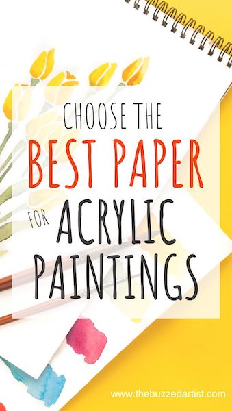 Paper for acrylic painting  Paper for acrylic paint 260 GSM won't bend