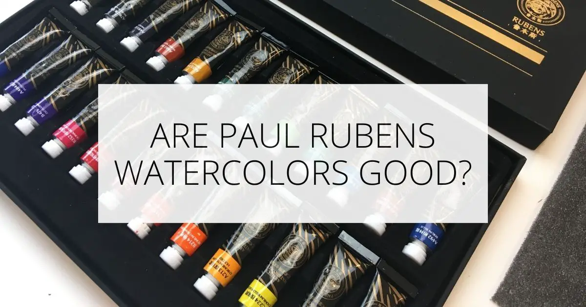 Paul Rubens Watercolor Paint Set, 24 Vivid Colors Watercolor Paint Large Full Pan Set for Artists, Beginner, Students, Kids