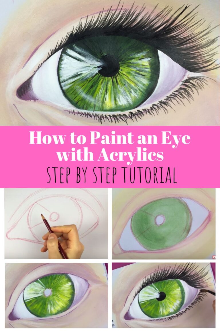 How To Paint Realistic Eyes With Acrylic (Step-by-Step Guide)