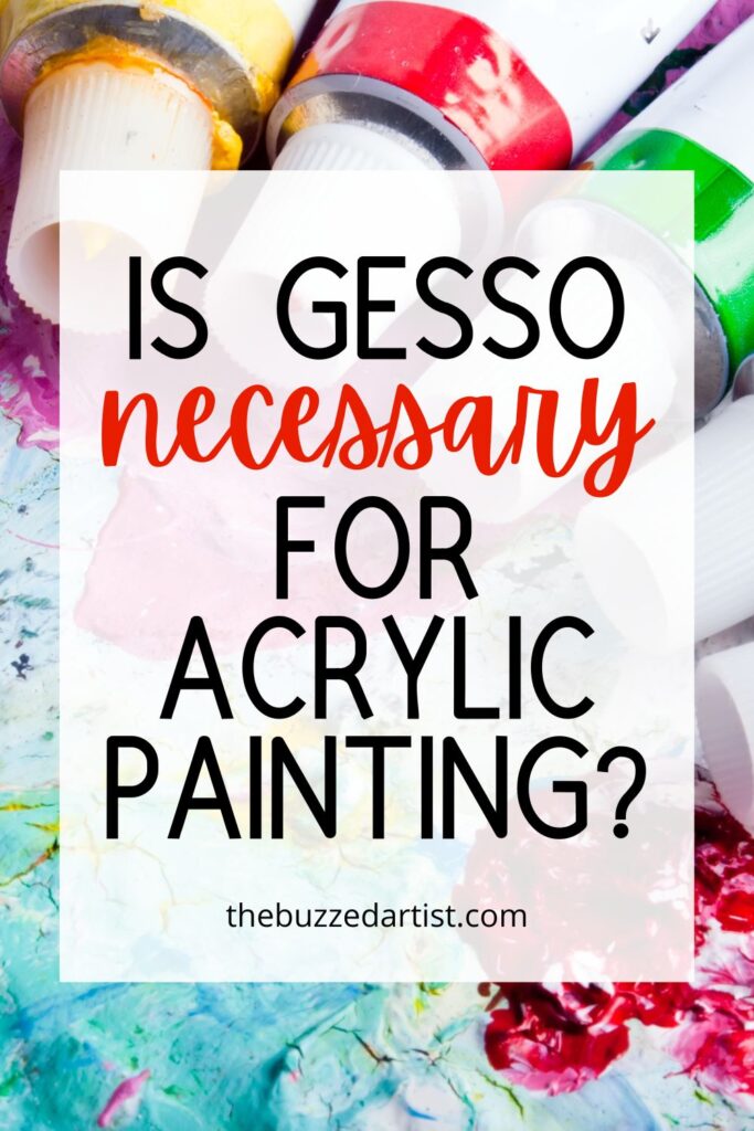 What is Gesso? How to use Gesso on Acrylic Painting! step by step Narrated  Video 